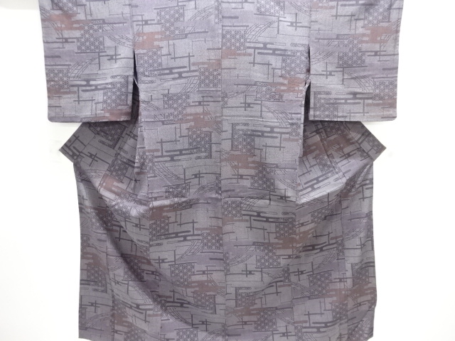 Japanese Kimono / Tsumugi Omeshi Silk